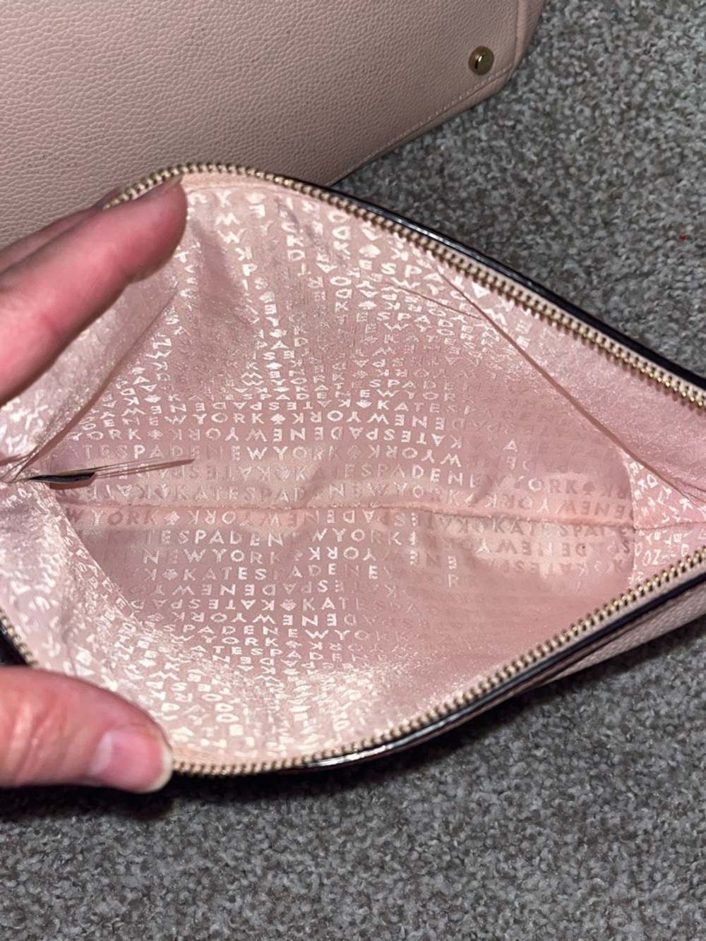Kate Spade Pink Larchmont Avenue Logo Penny SET - Picture 9 of 9
